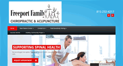 Desktop Screenshot of freeportfamilychiro.com