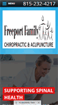 Mobile Screenshot of freeportfamilychiro.com